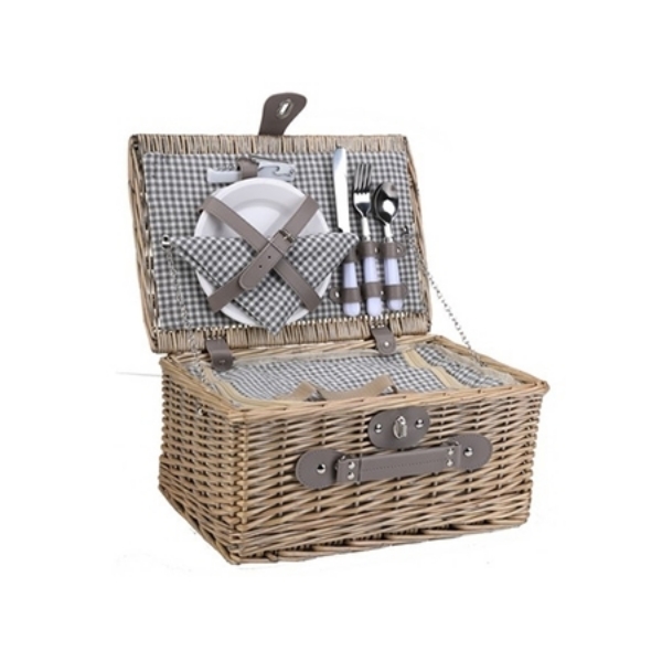 Picture of 2-Person Wicker Picnic Basket