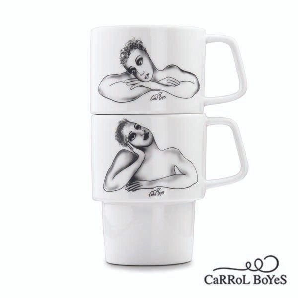 Picture of Carrol Boyes STACKABLE MUG SET 2-Eye-To-Eye