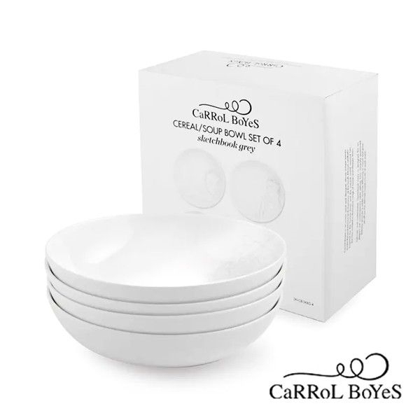 Picture of Carrol Boyes Bowl Set 4-Sketchbook Grey