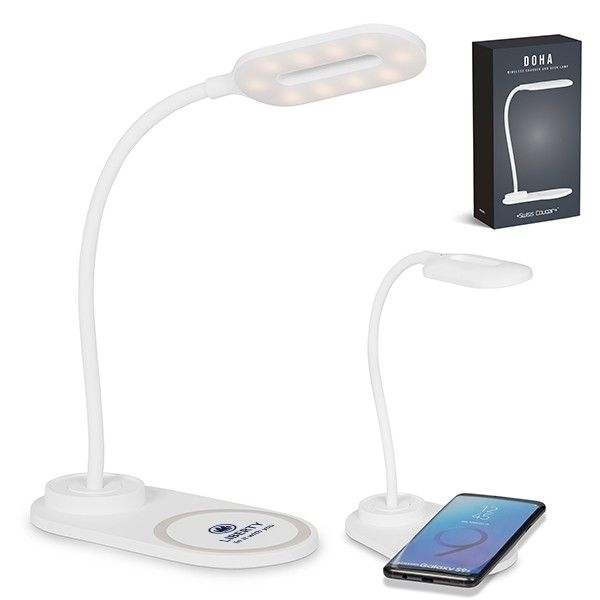 Picture of Swiss Cougar Doha Wireless Charger & Desk Lamp