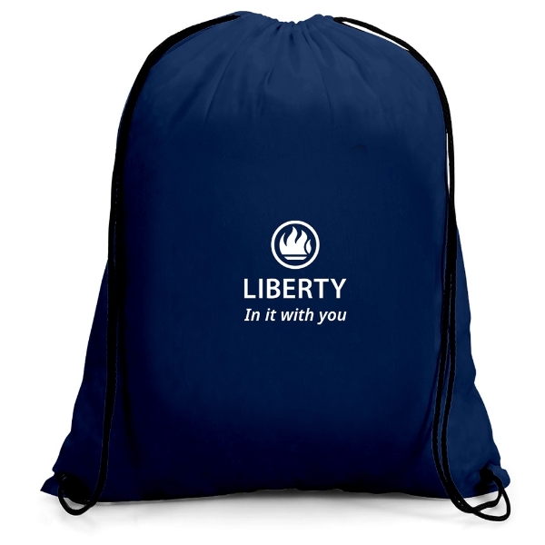 Picture of Navy Drawstring Bag