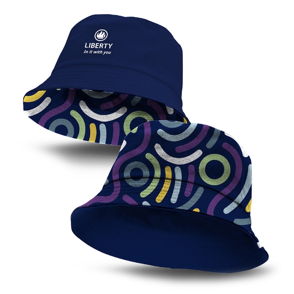 Picture of Stripe and Circle Bucket Hat