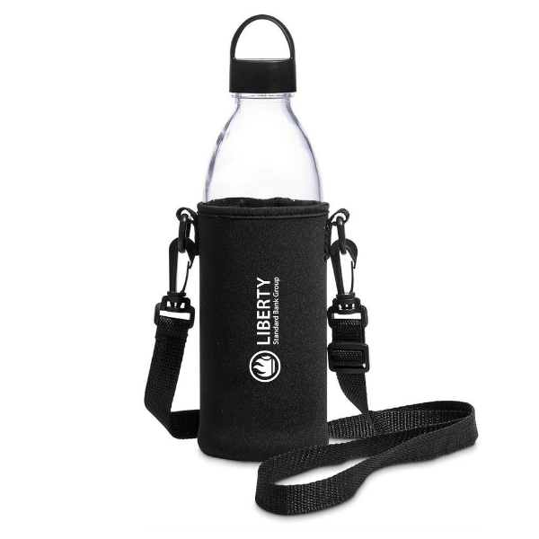 Picture of   Kooshty Hands-Free Glass Water Bottle 850ml