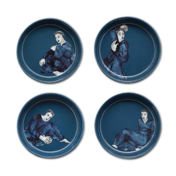 Picture of Carrol Boyes Cereal/Soup Bowl Set of 4 Indigo Blues