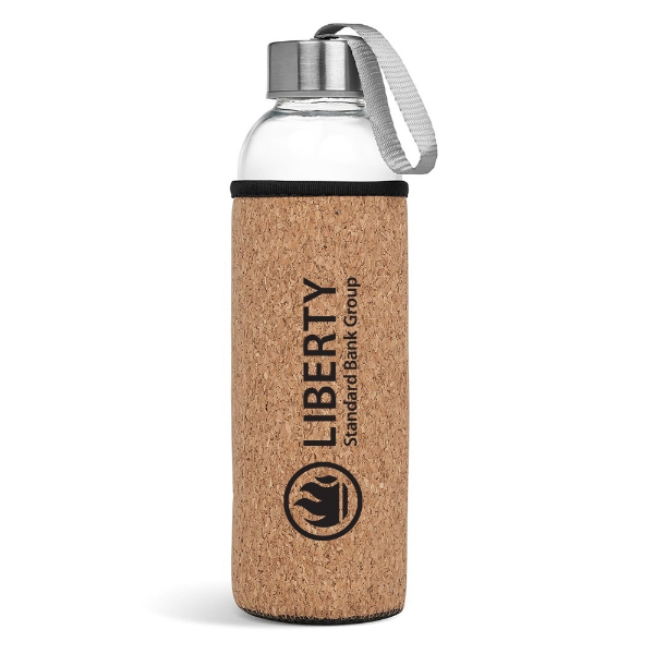 Picture of   Kooshty Kork Glass Water Bottle