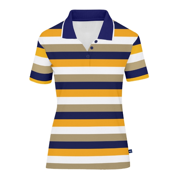 Picture of Ladies Striped Golf Shirt