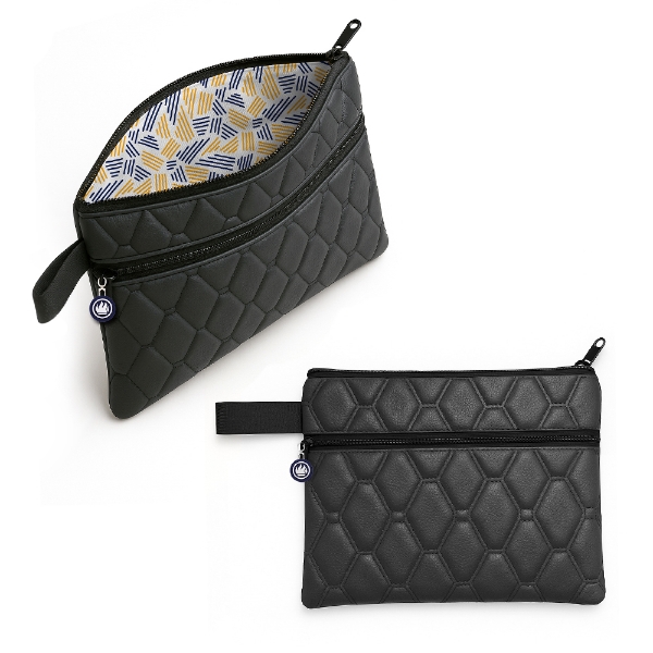 Picture of Pleather pipe pencil bag with FC lining 