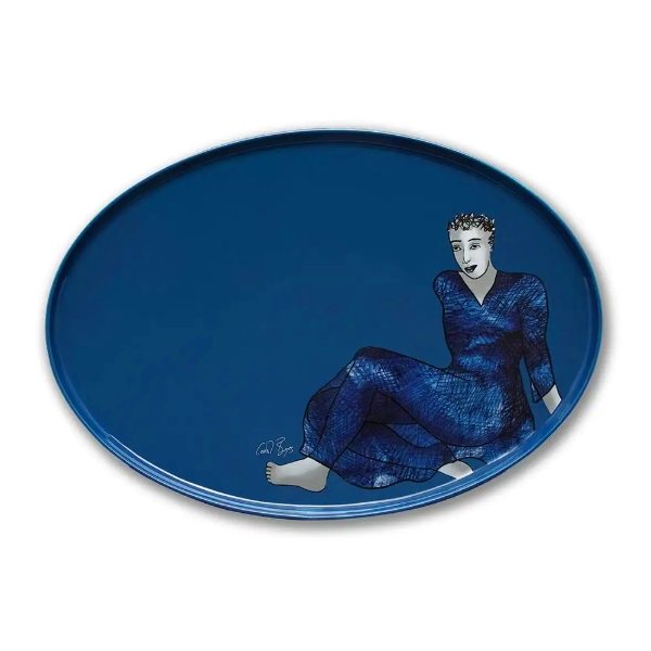 Picture of Carrol Boyes Platter Oval Indigo Blues