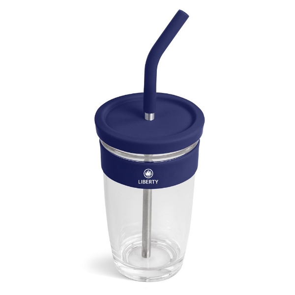 Picture of Kooshty Slurp Glass Kup & Straw – 480ml