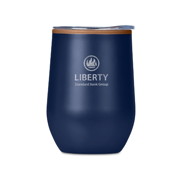 Picture of Serendipio Ovolo Stainless Steel & Plastic Double-Wall Tumbler 