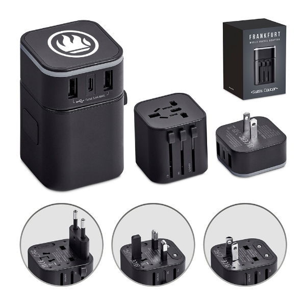 Picture of Swiss Cougar Frankfurt World Travel Adaptor 