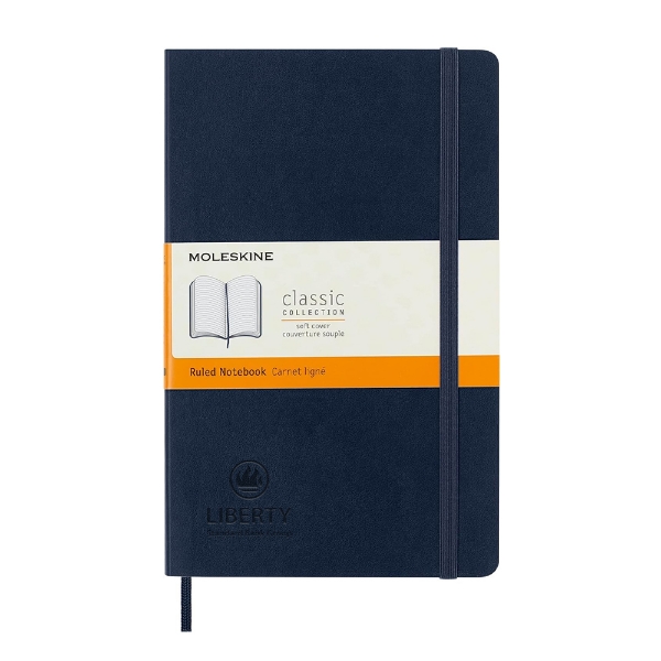 Picture of Soft Cover Moleskine Notebook A5 Navy