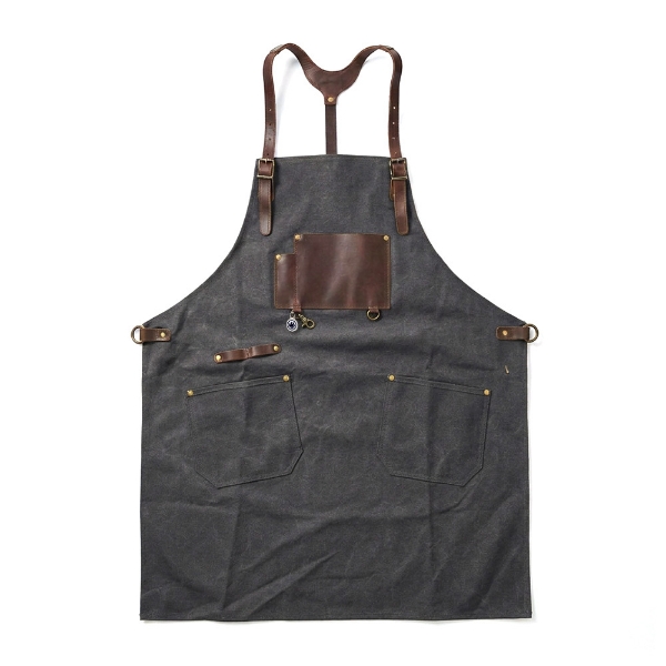 Picture of Leather And Canvas Apron